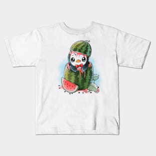 Melon Penguin Kids T-Shirt